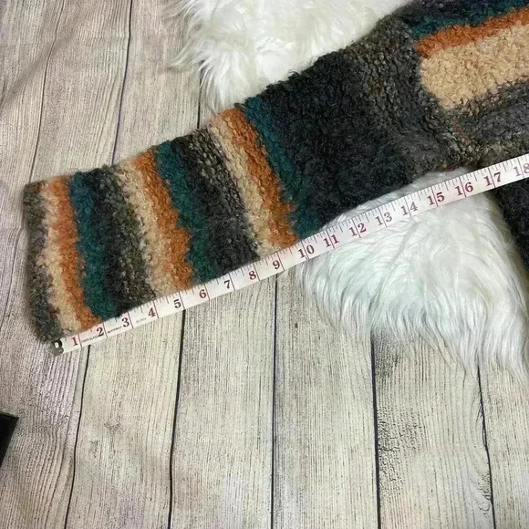 Anthropologie Moth Murray Striped Cowl Neck Sweater Wool Mohair Blend Size XS - Picture 4 of 9